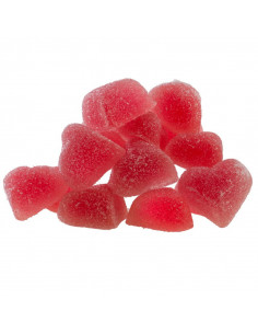 Maxi red hearts of strawberry jelly 1 Kg