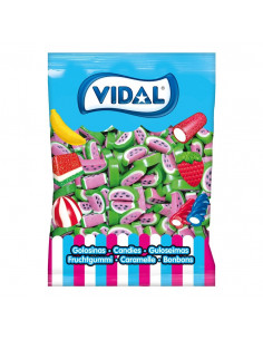 KISS TWIST VIDAL KG 1,Vidal Shiny Watermelon 1.5 kg, 250 pieces, Wholesale candy and sweets, Il Caramelaio 2.0 2