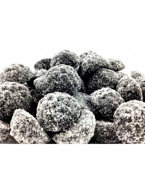 morelle-liquirizia,caramelle-gommose,liquirizia-zuccherata,soft-candy,dolciumi-sfusi,caramelle-nere