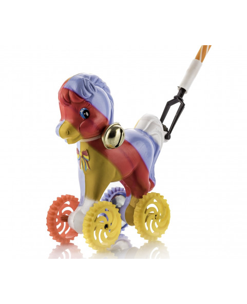 NIAGARA-ingrosso-Giocattoli Spingibili,pony-giocattolo,gioco-spingibile,niagara,animale-bambini,gioco-motorio,design-colorato