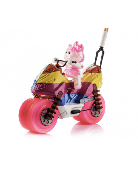 NIAGARA-ingrosso-Giocattoli Spingibili,motoscooter-gattina,rosa,giocattolo-bambini,gioco-spingibile