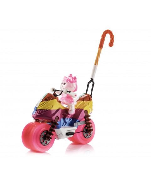 NIAGARA-ingrosso-Giocattoli Spingibili,motoscooter-gattina,rosa,giocattolo-bambini,gioco-spingibile