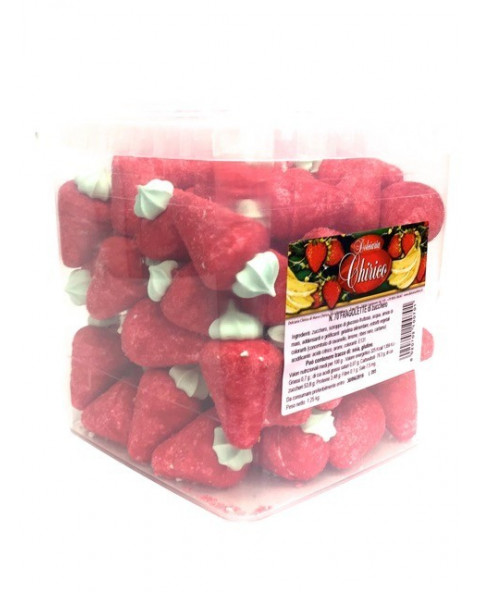 CHIRICO-ingrosso-Linea Banco Lecca e Gadget,fragolette, chirico, fragola, gommose, caramelle, dolci, morbide, festa