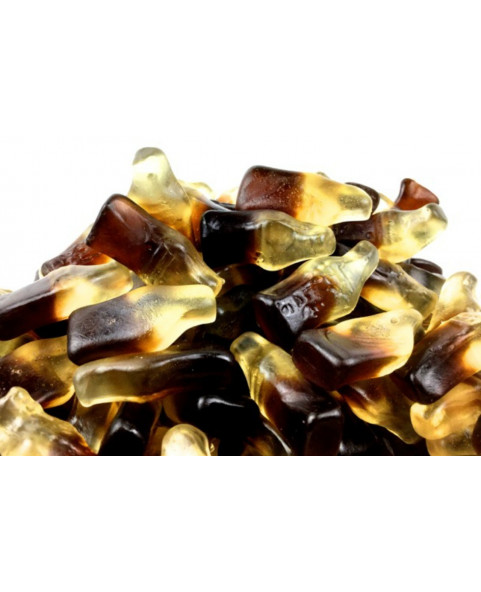 BOTTIGLIE COLA VIDAL KG 1, Ingrosso caramelle e dolciumi ,bottiglie, cola, vidal, caramelle, gommose, classiche, dolci, intense