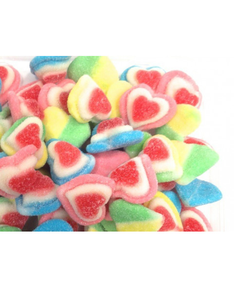 CUORI CUORI VIDAL PZ.250,cuori, tripli, caramelle, vidal, fragola, zuccherate, dolci, romantiche