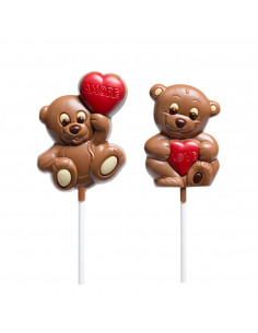 Bear lollipop with milk...