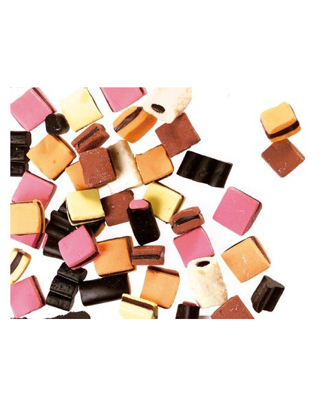 3 kg of Haribo Large Allsorts, colourful layered licorice sweets in a generously sized format.