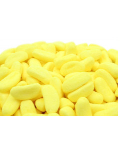 1.5 kg of Haribo Bananas, soft gummy candies with a delicious banana flavour and distinctive shape.