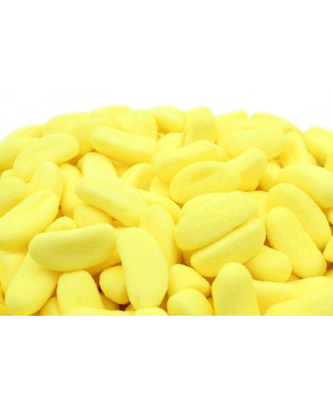1.5 kg of Haribo Bananas, soft gummy candies with a delicious banana flavour and distinctive shape.