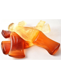 2 kg of Haribo Giant Cola Bottles, large gummy candies with a classic cola taste and distinctive bottle shape.