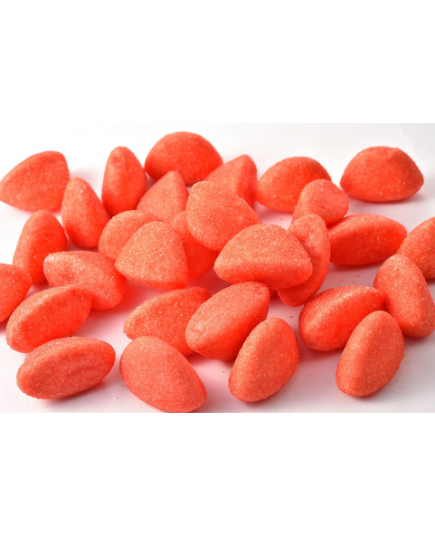 1.5 kg of Haribo Strawberries, soft and fruity gummy candies in a fun strawberry shape.