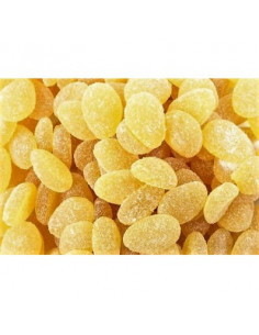 1 kg pack of Haribo Ginger Lemon Gummies, soft candies with a distinctive citrus and aromatic flavour.