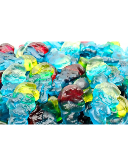 ingrosso caramelle, Puffi Haribo, dolciumi, Haribo, prezzi vantaggiosi, caramelle gommose