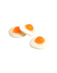 Haribo Eggs with cream and apricot flavour – soft egg-shaped gummy sweets in a 1.5 kg bulk pack.