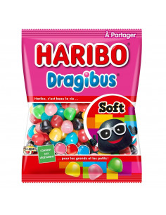 Haribo Dragibus in assorted fruity colours and flavours – vibrant gummy sweets in a 2 kg bulk pack. 2