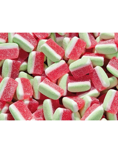 Haribo Fizzy Watermelon gummy sweets with sparkling watermelon flavour – colourful 1 kg bulk pack. 2