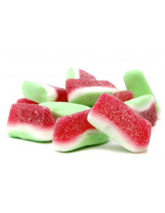 Haribo Fizzy Watermelon gummy sweets with sparkling watermelon flavour – colourful 1 kg bulk pack.