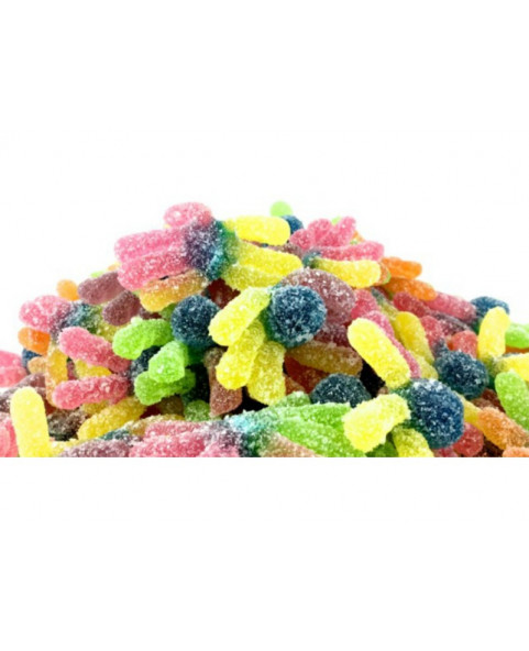 POLIPINI FRIZ FINI KG 1, polipini, fini, caramelle, gommose, frizzanti, frutta, zuccherate, colorate