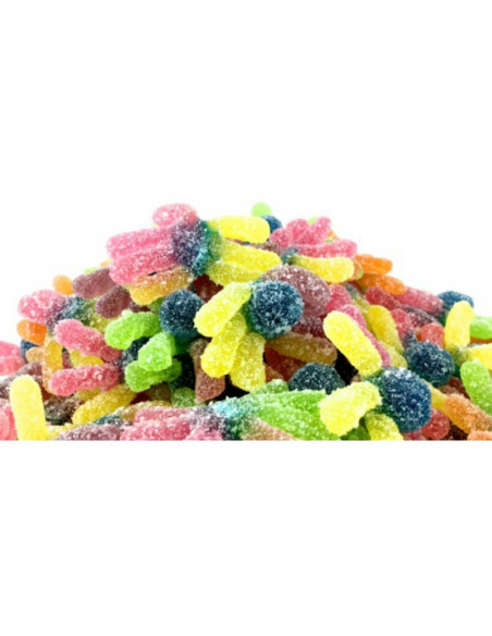 🐙 Fini Fizzy Octopus gummies with fruity flavour and a tangy sugar coating.