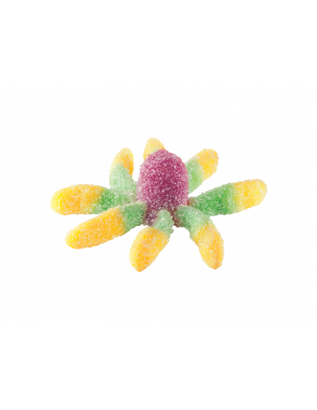 🐙 Fini Fizzy Octopus gummies with fruity flavour and a tangy sugar coating.
