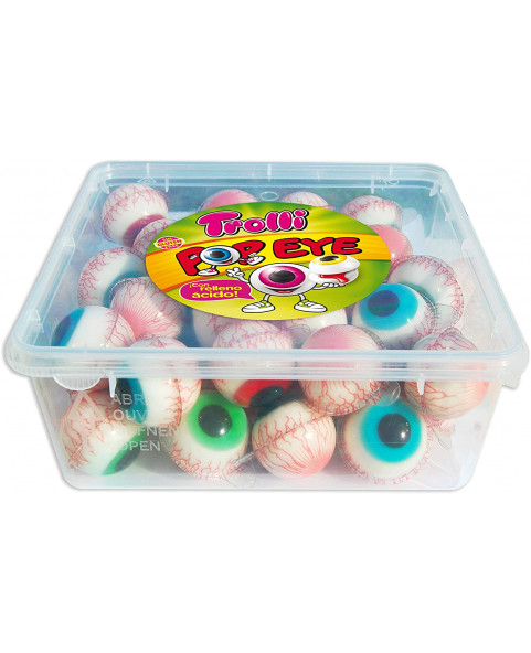 Bonbons pour les yeux emballés individuellement avec garniture de g