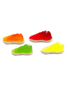 scarpine-basket-bicolore, caramelle-gommose, mini-scarpette, colori-assortiti, dolciumi 2