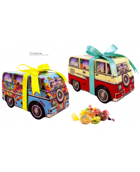 CT. N° 8 CAMPERS HOLIDAY TIN 200 g CO Wholesale candy sweets IL Caramellaio 2.0.