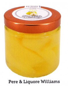pere-liquore-williams, pere-in-vaso, dessert-gourmet, vasetto-vetro-370ml, made-in-italy, ingrosso, privati
