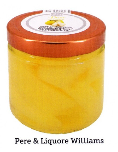 pere-liquore-williams, pere-in-vaso, dessert-gourmet, vasetto-vetro-370ml, made-in-italy, ingrosso, privati