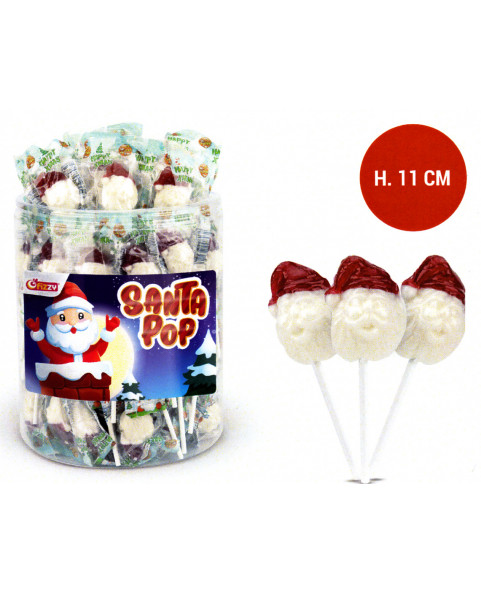 Santa pop hard licks gr.13 pcs 100, Wholesale candy sweets chocolate IL Caramellaio 2.0.