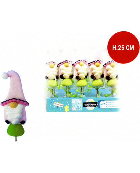 Christmas Gnome Skewer gr.55 pcs 24, Wholesale of sweets and sweets Christmas products.