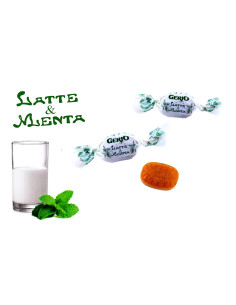 3 KG MILK & MINT CANDY. With whole milk, gluten-free and colorant-free, 25/26 x hg - GERIO