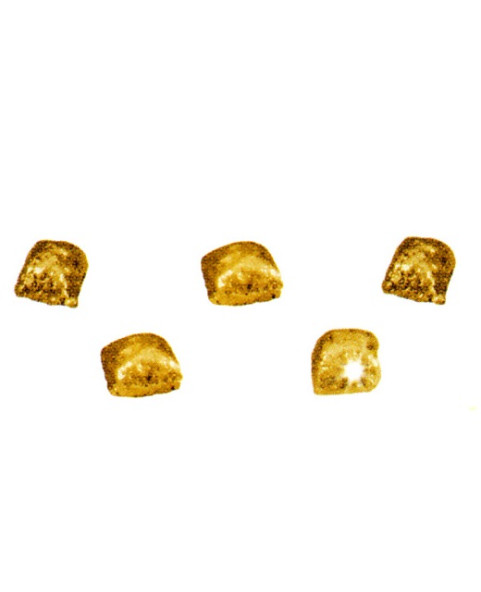 KG 3 BERGAMOTTE „GOLD“ NUGGET. Lakritzstücke, aromatisiert mit Bergamotte, mit Zucker