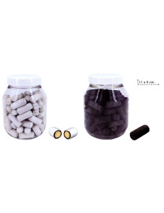 "ORIGINAL CHALKS" JAR 12 PCS. 8 white chalk 250g, 4 black chalk 250g - ROSSINIS