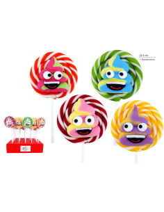 ESP. N° 24 LECCA "OOPS" 60 g,lecca-oops, zucchero-duro, dolci-frutta-assortita, snack-bambini, gadget-feste