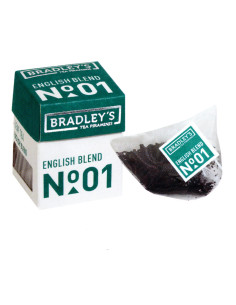 CT Nr 30 MINIPIRAMIDI ENGLISH BLEND Nr 01 2 g Te in foglia miscela Classica Inglese - Filtri da 2g - BRADLEYS