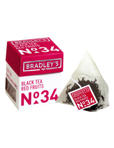 tè-nero, frutti-rossi, minipiramidi, te-foglia, fragola, ciliegia, lampone