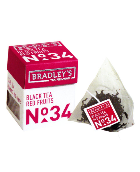 tè-nero, frutti-rossi, minipiramidi, te-foglia, fragola, ciliegia, lampone