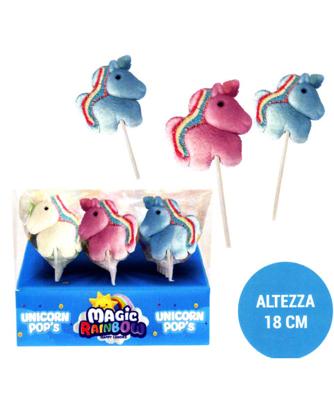 Mallow Unicorno Magic Rainbow gr.35 Pcs 24, Wholesale candy sweets chocolate IL Caramellaio 2.0