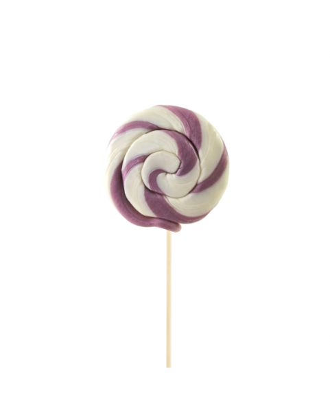 White and lilac spiral lollipop gr.20...