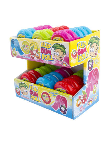 rolli-gum-flip,bubble-gum,16g,30-pezzi,gusti-frutta,candy-party