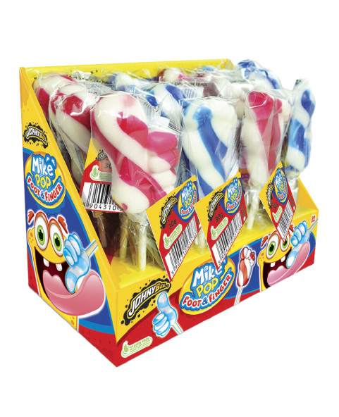 PCS.20 MIKE POP FOOT FINGER GR30,IL Caramellaio 2.0 sweets and sweets wholesale.
