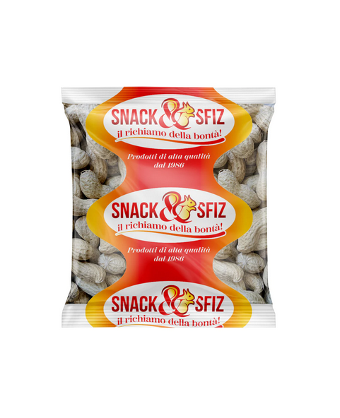 Toasted peanuts in shell 180g 12 pieces ,www.ilcaramellaio2.com