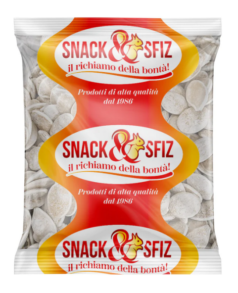 Pumpkin Seeds And Salt 180g Pcs.12, www.ilcaramellaio2.com
