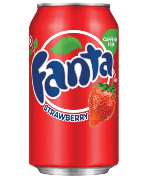 Fanta strawberry drink USA ml.355, www.ilcaramellaio2.com