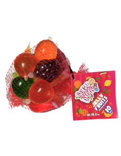 Jelly fruits  retina da 10 pz sugar datty gr.370 Pz,24, www.ilcaramellaio2.com