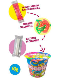 Cup noodle Pz 12 - 63 gr , Ingrosso caramelle dolciumi www.ilcaramellaio2.com 2