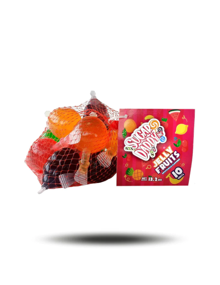 Jelly fruits net of 10 pcs sugar datty gr.370 pcs, 24