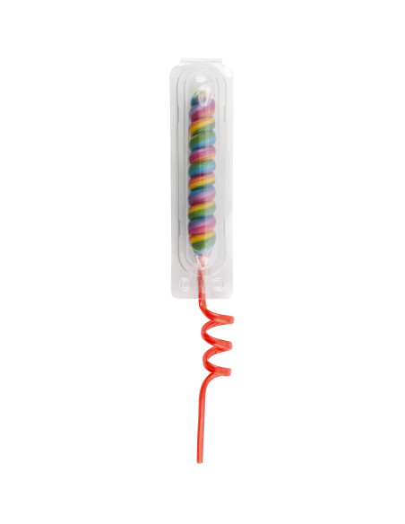 lecca lecca con cannuccia, candy frutta mista, lecca party multicolor, lollipop riutilizzabile, dolciumi per feste,