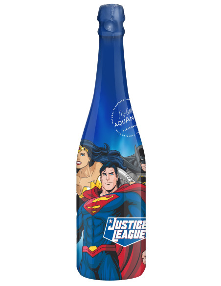 Justice league Spumante Analcolico l.0,75 , Ingrosso caramelle dolciumi prodotti Natale www.ilcaramellaio2.com.